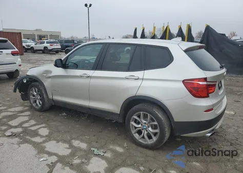 2011 BMW X3 xDrive35I z USA, uszkodzony, nr VIN 5UXWX7C57BL731708